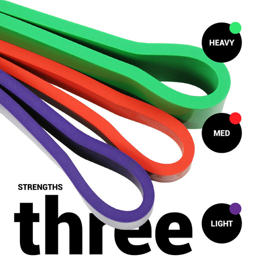 3 Set Resistance Bands Loop Legs Therapy Fitness Tube Workout Bands Fitness Yoga