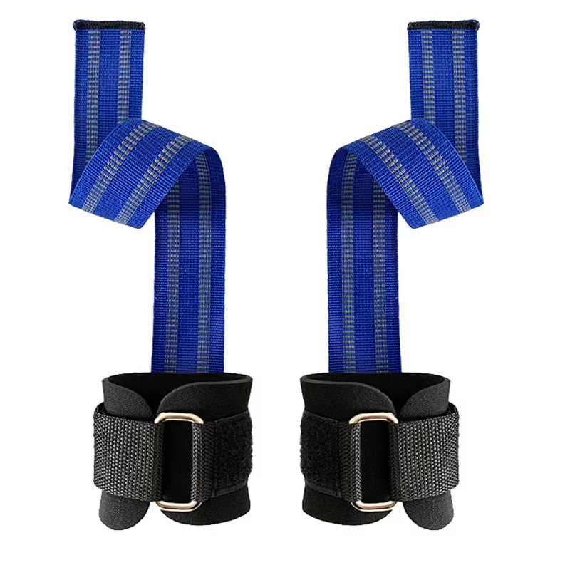 2 Pack Weight Lifting Wrist Straps Adjustable Wrist Support Heavy Duty Lifting Belts Gloves Power Hooks Deadlifts Lifting Grips