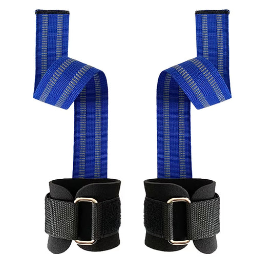 2 Pack Weight Lifting Wrist Straps Adjustable Wrist Support Heavy Duty Lifting Belts Gloves Power Hooks Deadlifts Lifting Grips