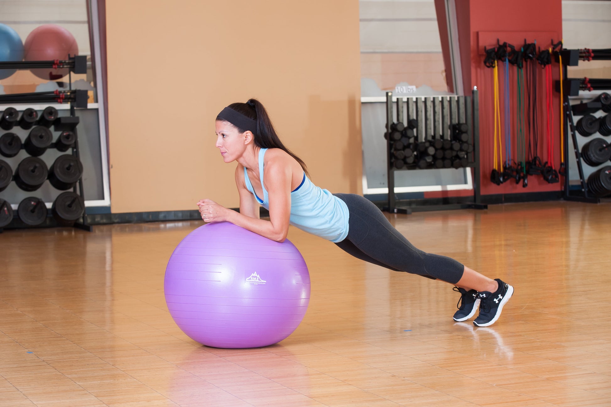 Professional Grade Stability Ball, 75Cm Purple