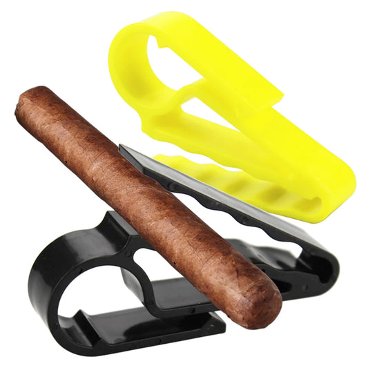 Golf Cigar Holder Clip - Premium Clamp for Cigarettes and Smoking Accessories for Golf Bags and Carts