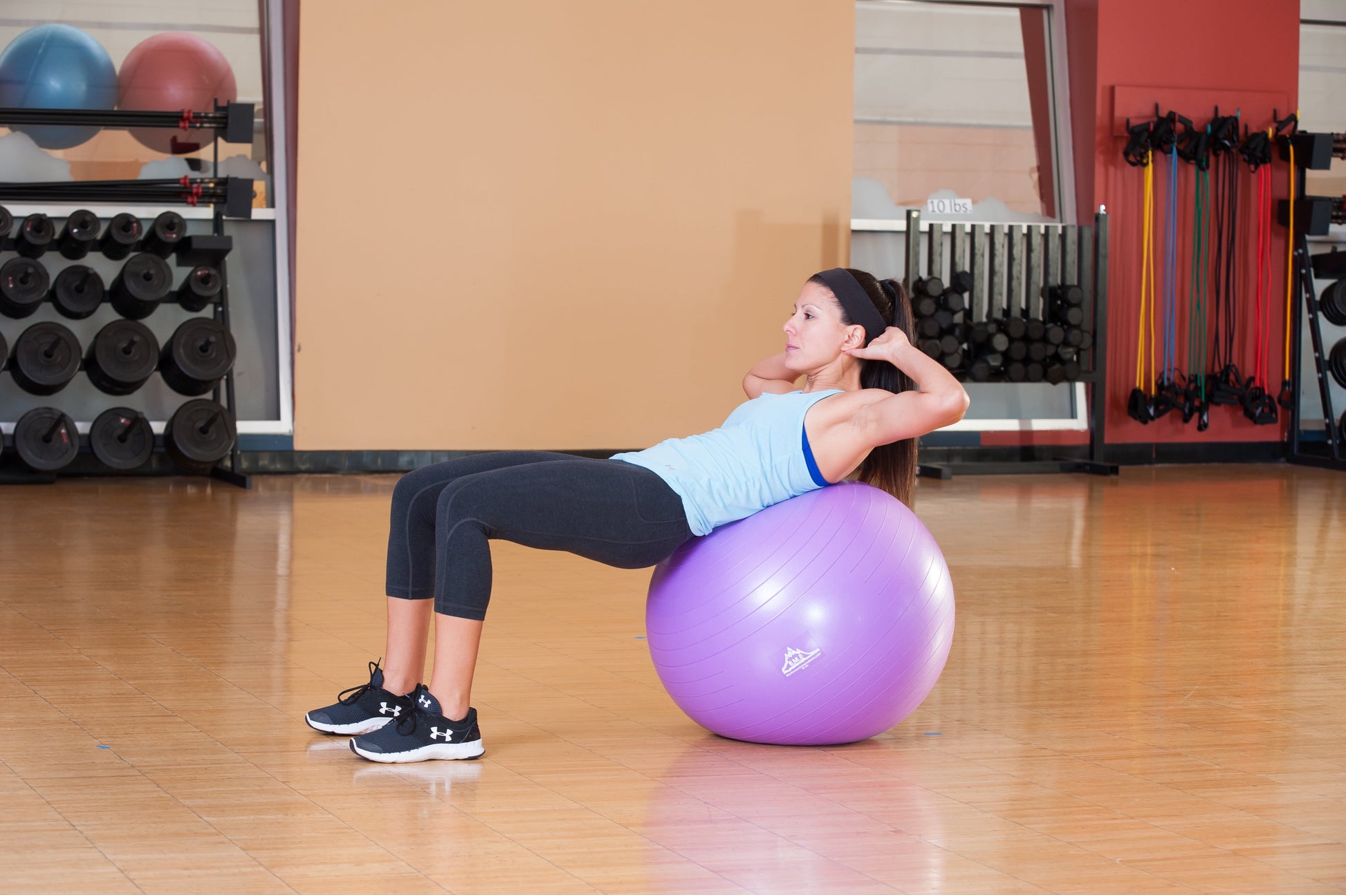Professional Grade Stability Ball, 75Cm Purple