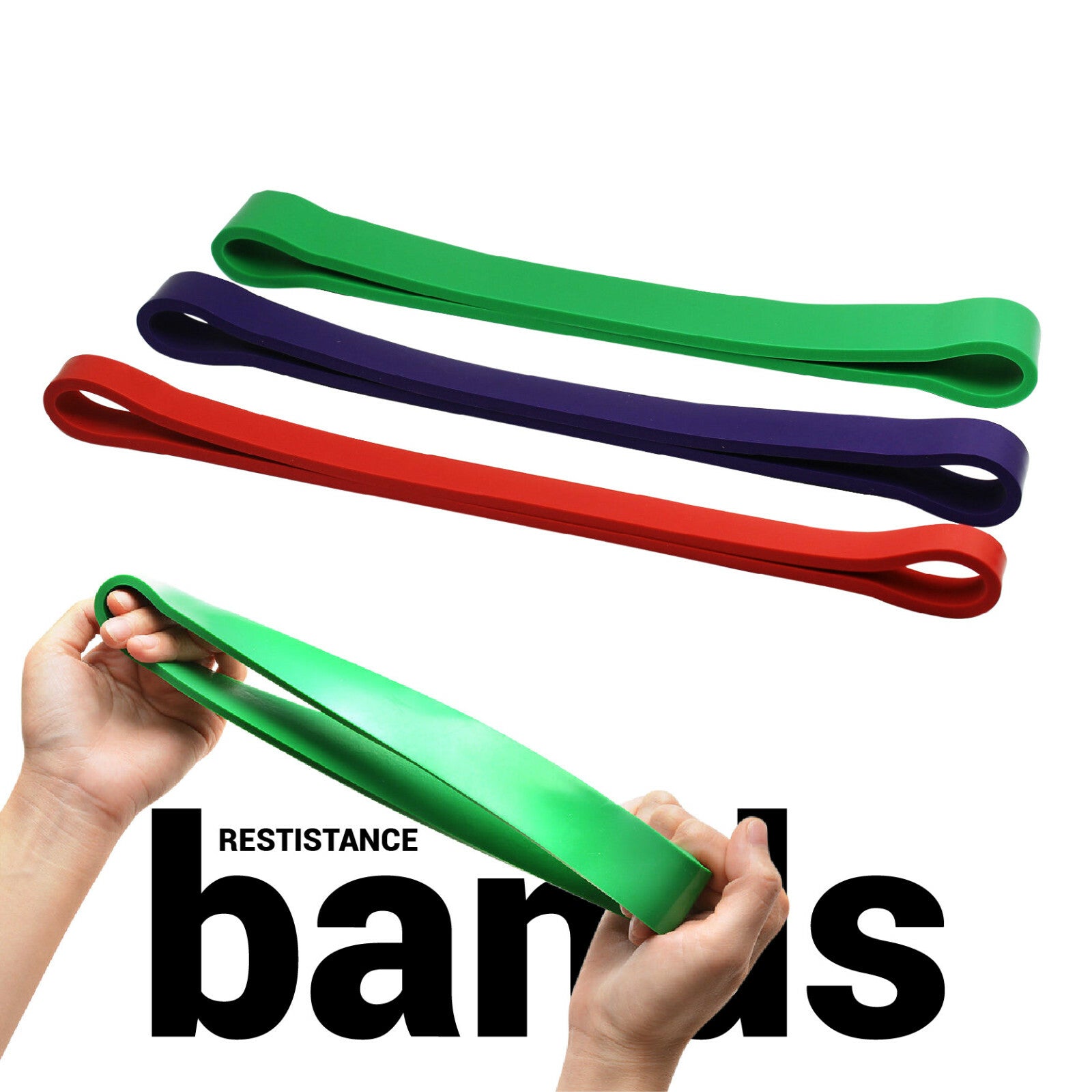 3 Set Resistance Bands Loop Legs Therapy Fitness Tube Workout Bands Fitness Yoga