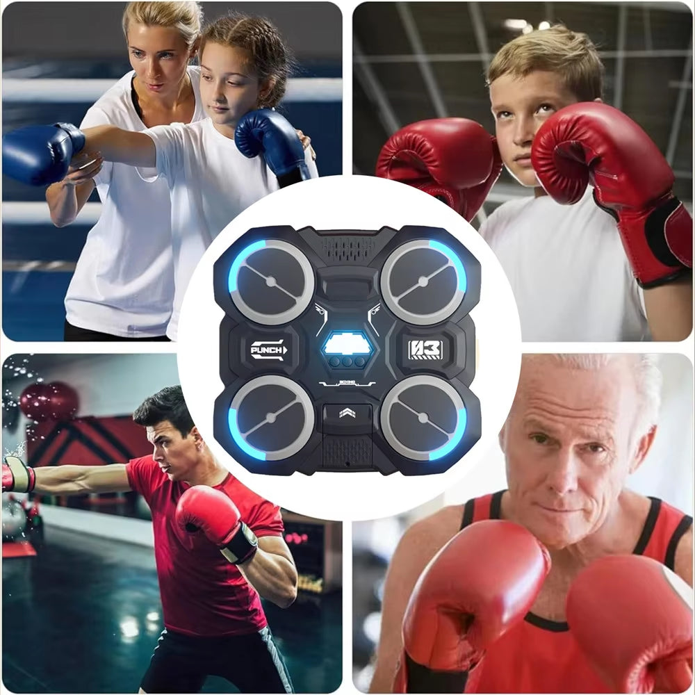 Bluetooth-Enabled Smart Music Boxing Machine for Children - Wall-Mounted Design