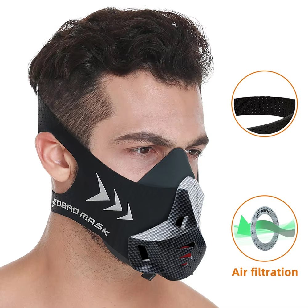 MMA Cardio Workout 3.0 Elevation Endurance Mask for High Altitude Training and Running Resistance Fitness