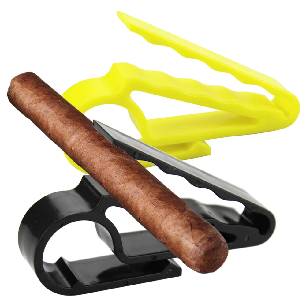 Golf Cigar Holder Clip - Premium Clamp for Cigarettes and Smoking Accessories for Golf Bags and Carts