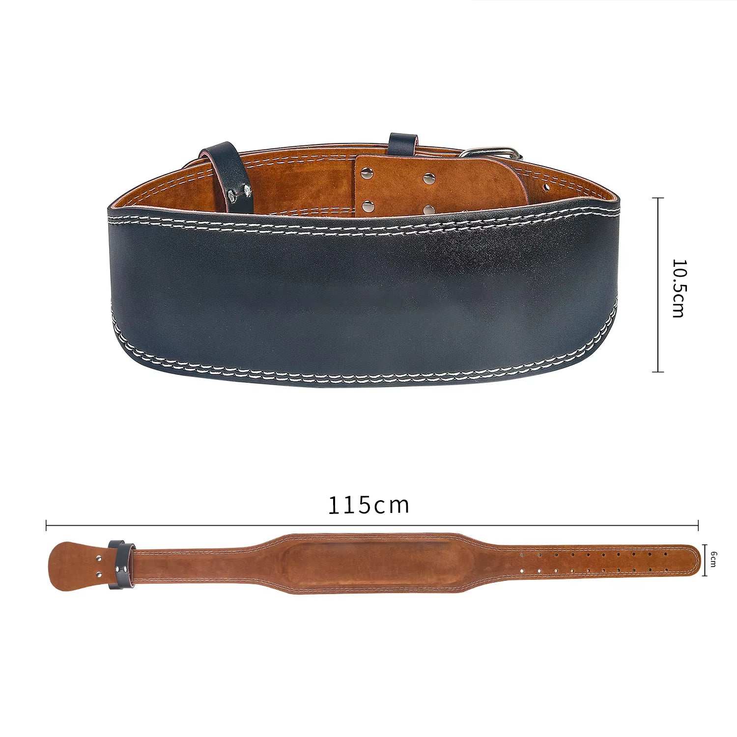 Weight Lifting Belts 10.5Cm Width for Men Women, Gym Fitness Squats Belt Back Support for Powerlifting, Cross Training, Workout