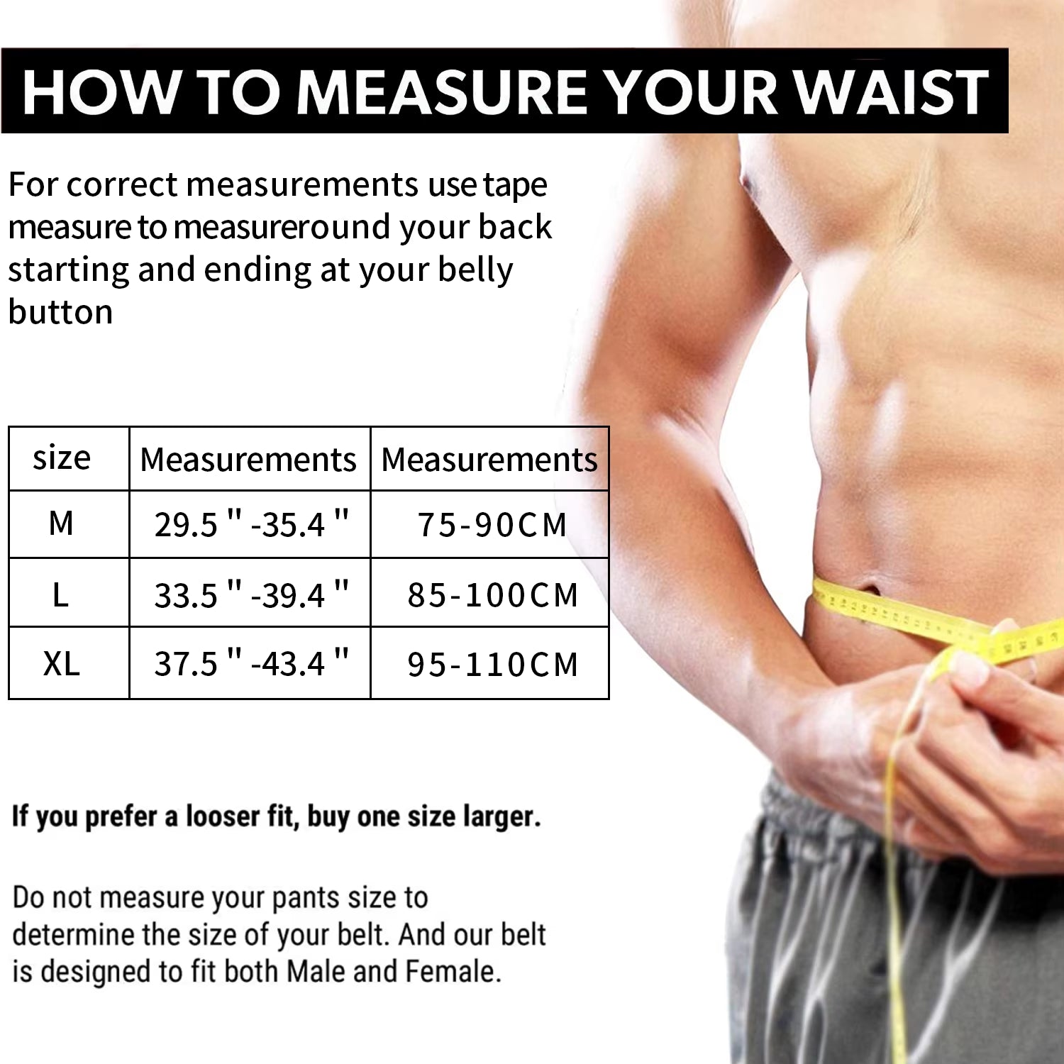 Weight Lifting Belts 10.5Cm Width for Men Women, Gym Fitness Squats Belt Back Support for Powerlifting, Cross Training, Workout