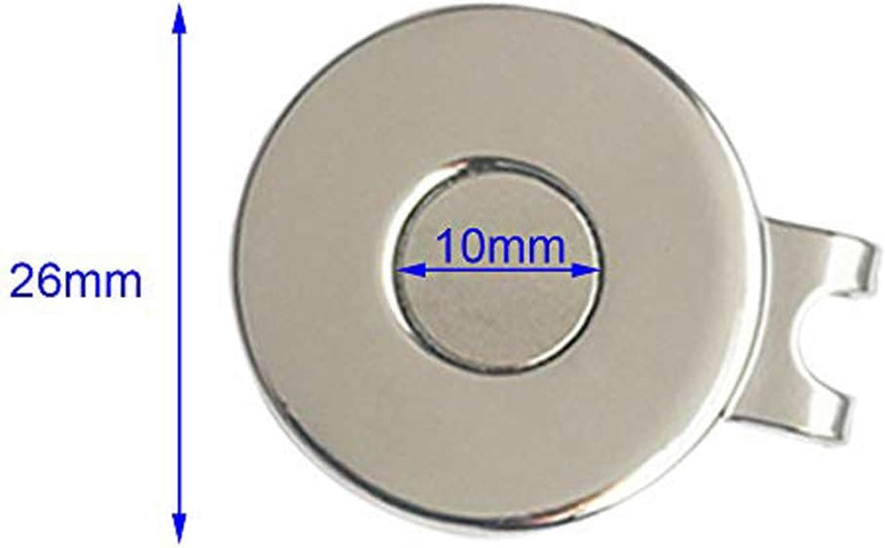 Crystal Golf Ball Markers Golf Hat Clips Sets Pack of 2