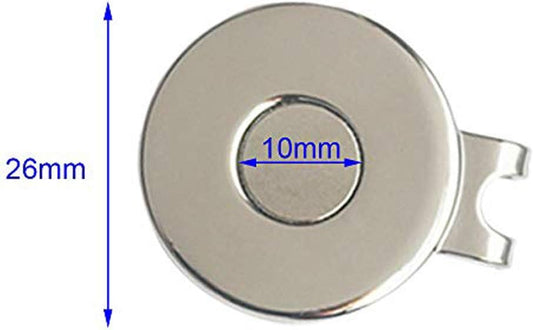 Crystal Golf Ball Markers Golf Hat Clips Sets Pack of 2